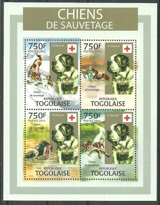 Znaczek Togo 2013 Mi ark 4921-4924 Czyste **