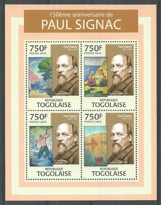 Znaczek Togo 2013 Mi ark 4946-4949 Czyste **