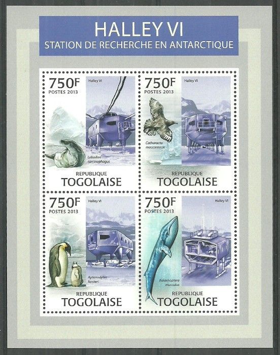 Znaczek Togo 2013 Mi ark 5006-5009 Czyste **