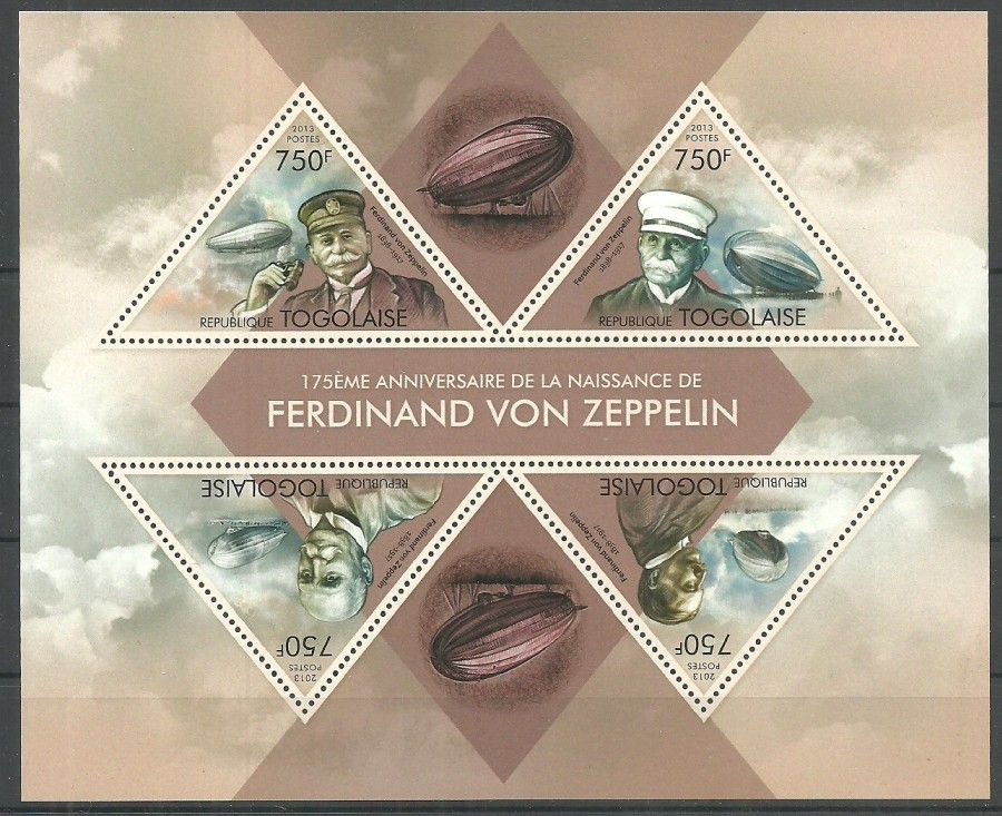 Znaczek Togo 2013 Mi ark 5021-5024 Czyste **