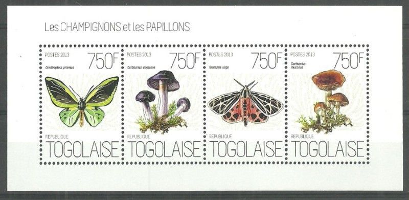 Znaczek Togo 2013 Mi ark 5131-5134 Czyste **