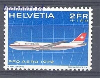 Znaczek Szwajcaria 1972 Mi 968 Czyste **