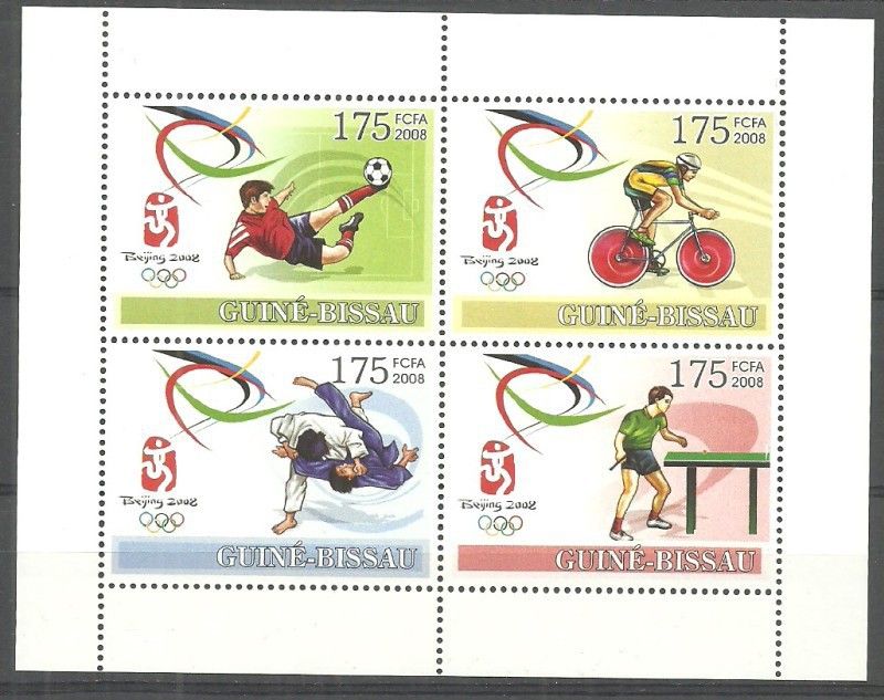 Znaczek Gwinea Bissau 2008 Mi ark 3688-3691 Czyste **