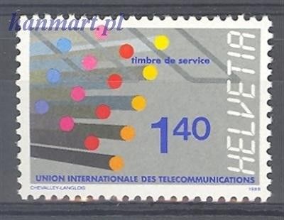 Znaczek Szwajcaria 1988 Mi itu 14 Czyste **