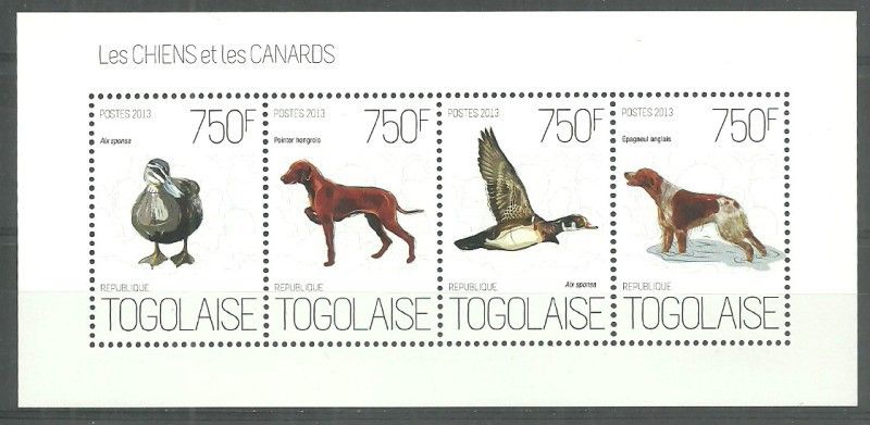 Znaczek Togo 2013 Mi ark 5185-5188 Czyste **