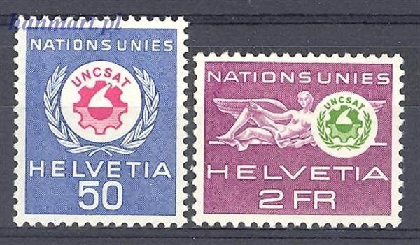 Znaczek Szwajcaria 1963 Mi uno 38-39 Czyste **