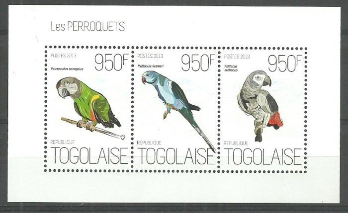 Znaczek Togo 2013 Mi ark 5198-5200 Czyste **