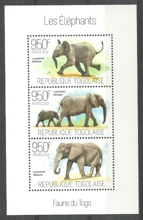 Znaczek Togo 2013 Mi ark 5271-5273 Czyste **