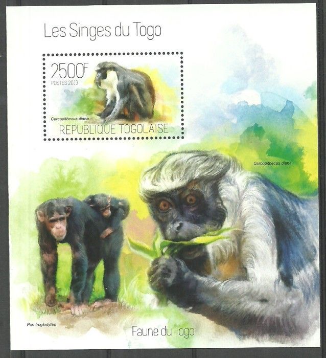 Znaczek Togo 2013 Mi bl 879 Czyste **