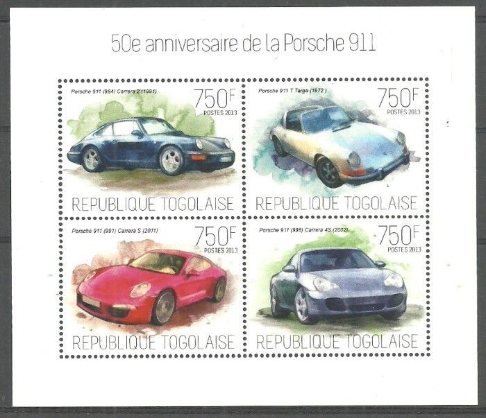 Znaczek Togo 2013 Mi ark 5356-5359 Czyste **