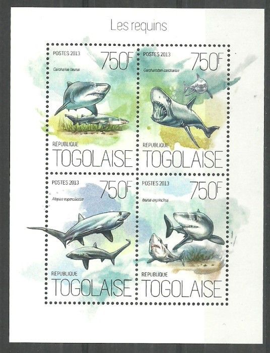 Znaczek Togo 2013 Mi ark 5406-5409 Czyste **