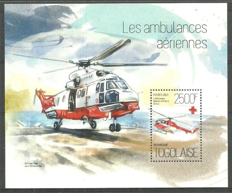 Togo 2013 Mi bl 912 Czyste **