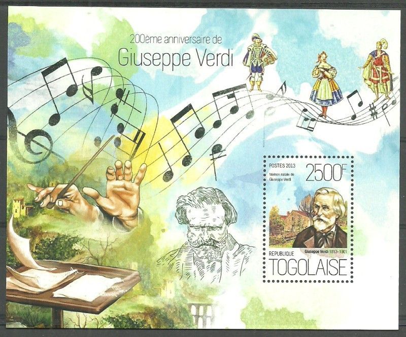 Znaczek Togo 2013 Mi bl 914 Czyste **