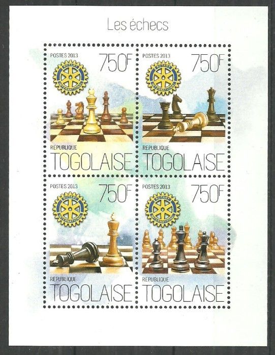 Znaczek Togo 2013 Mi ark 5491-5494 Czyste **