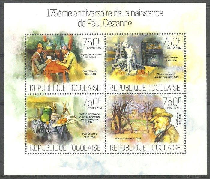 Znaczek Togo 2014 Mi ark 5525-5528 Czyste **
