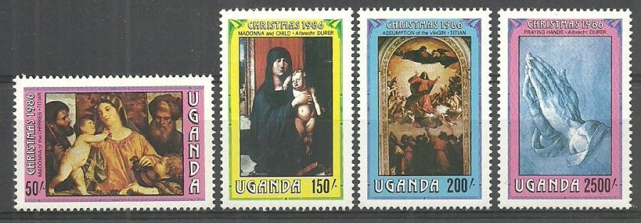 Znaczek Uganda 1986 Mi 509-512 Czyste **
