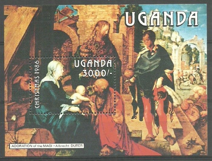 Znaczek Uganda 1986 Mi bl 66 Czyste **