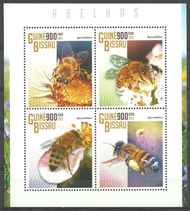 Znaczek Gwinea Bissau 2015 Mi ark 7566-7569 Czyste **