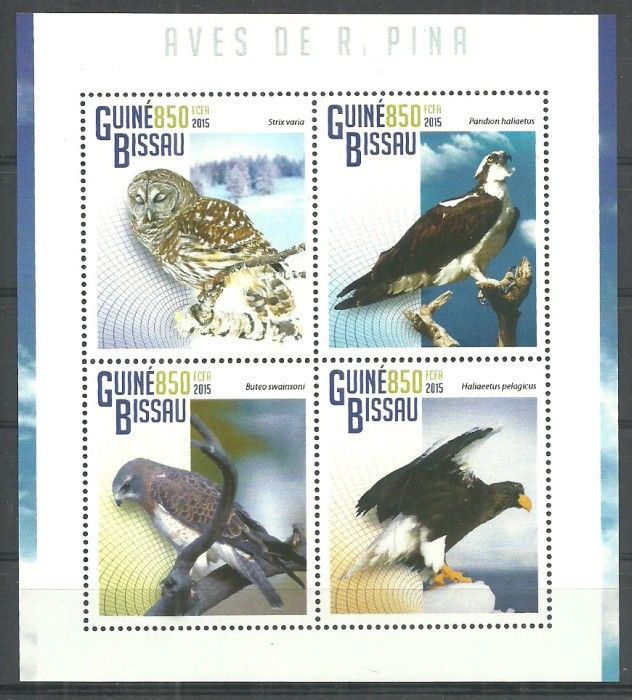 Znaczek Gwinea Bissau 2015 Mi ark 7581-7584 Czyste **