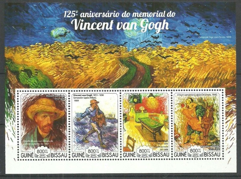 Znaczek Gwinea Bissau 2015 Mi ark 7634-7637 Czyste **