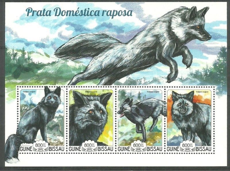 Znaczek Gwinea Bissau 2015 Mi ark 7683-7686 Czyste **