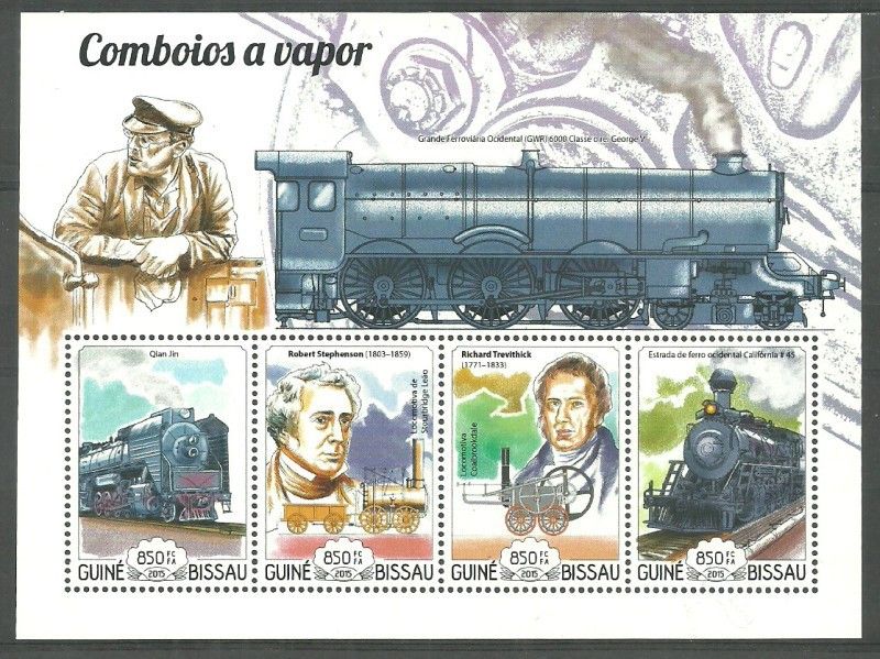 Znaczek Gwinea Bissau 2015 Mi ark 7725-7728 Czyste **