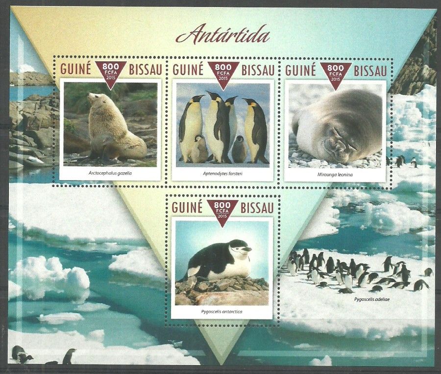 Znaczek Gwinea Bissau 2015 Mi ark 7794-7797 Czyste **