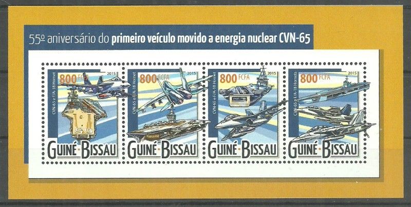 Znaczek Gwinea Bissau 2015 Mi ark 7848-7851 Czyste **