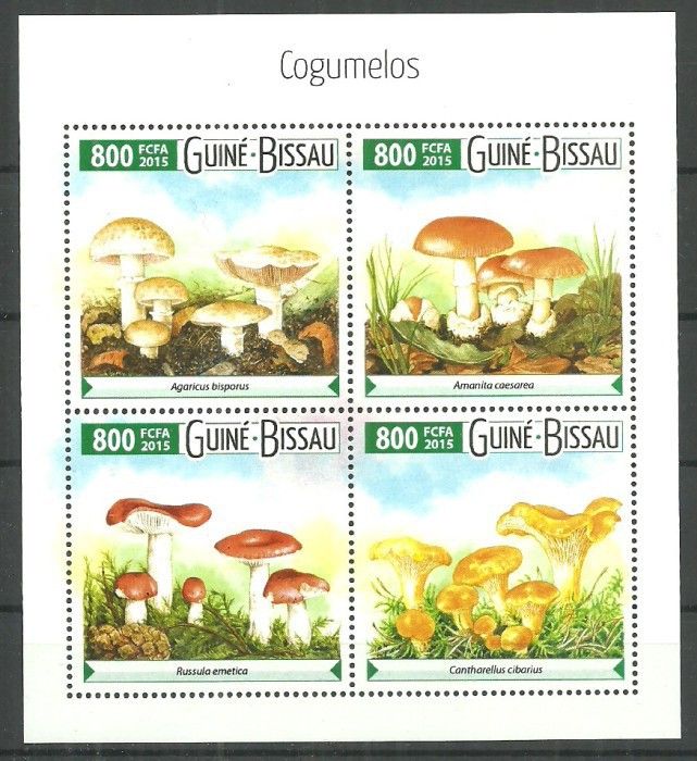Znaczek Gwinea Bissau 2015 Mi ark 8030-8033 Czyste **