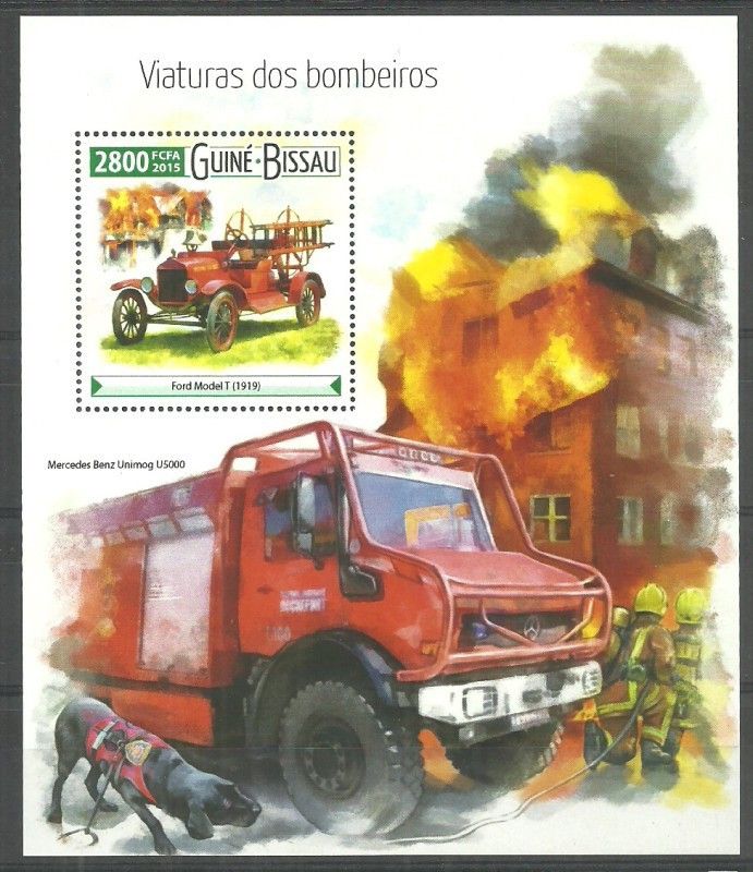 Znaczek Gwinea Bissau 2015 Mi bl 1409 Czyste **