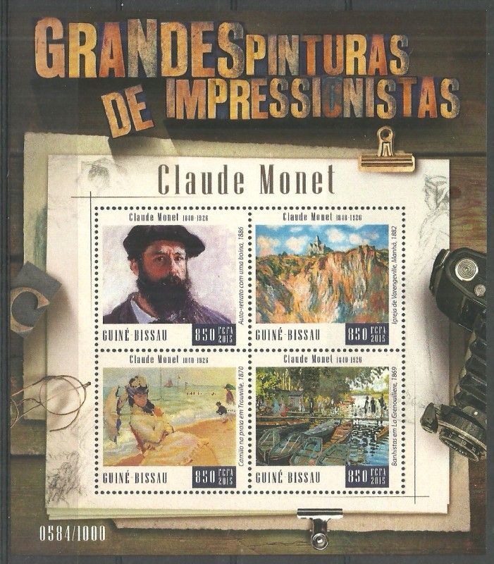 Znaczek Gwinea Bissau 2015 Mi ark 8288-8291 Czyste **