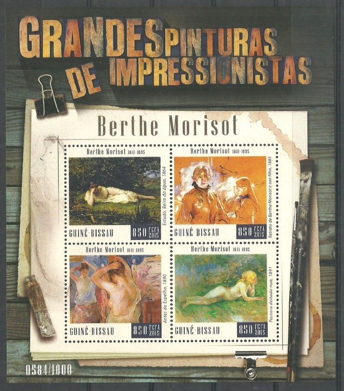 Znaczek Gwinea Bissau 2015 Mi ark 8308-8311 Czyste **