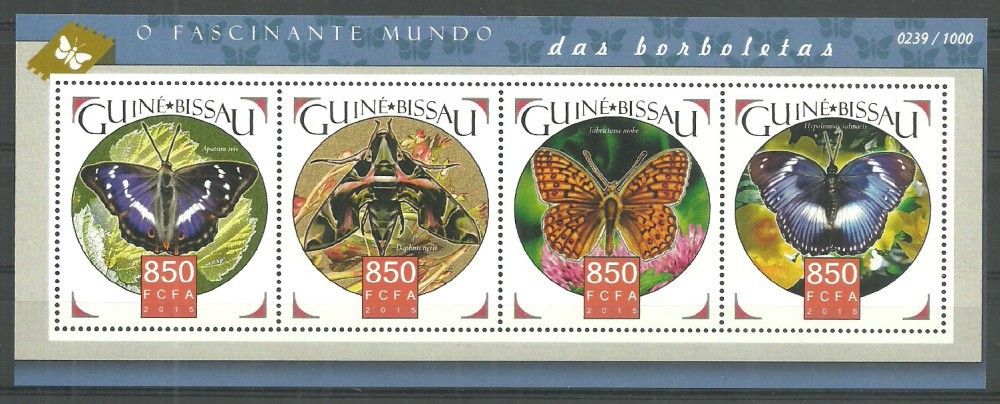 Znaczek Gwinea Bissau 2015 Mi ark 8343-8346 Czyste **