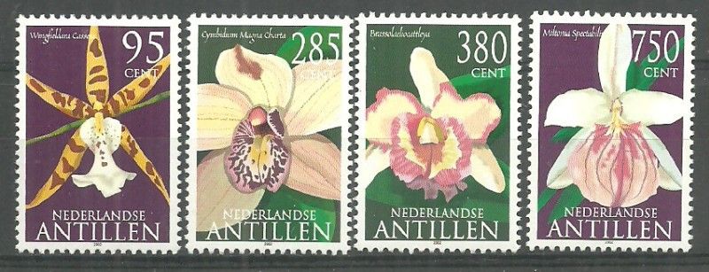 Znaczek Antyle Holenderskie 2002 Mi 1155-1158 Czyste **