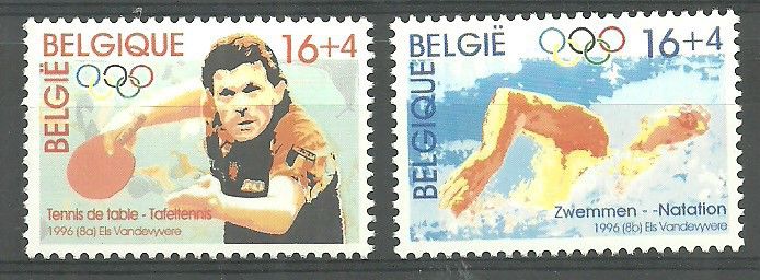 Znaczek Belgia 1996 Mi 2698-2699 Czyste **