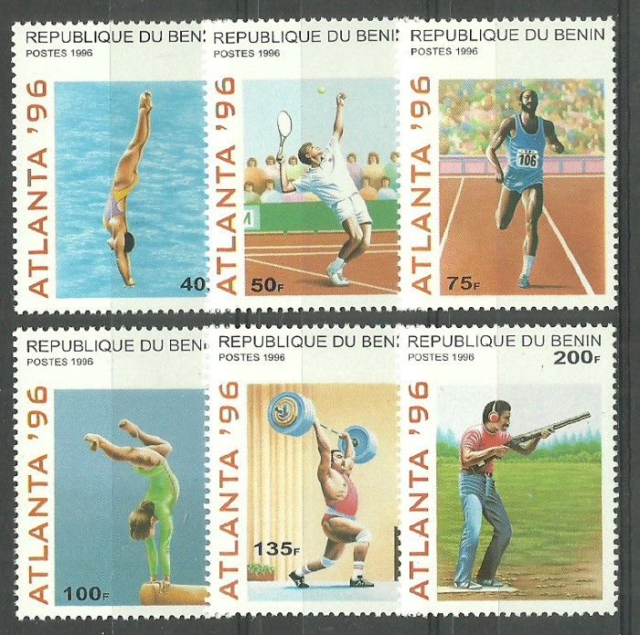 Znaczek Benin 1996 Mi 764-769 Czyste **