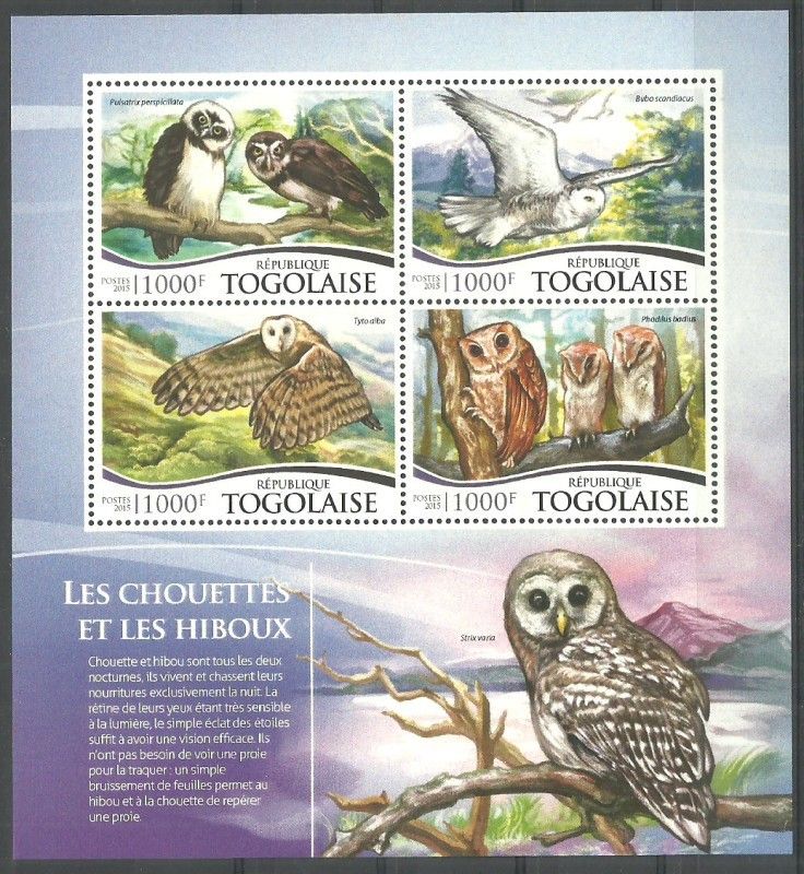 Znaczek Togo 2015 Mi ark 6769-6772 Czyste **