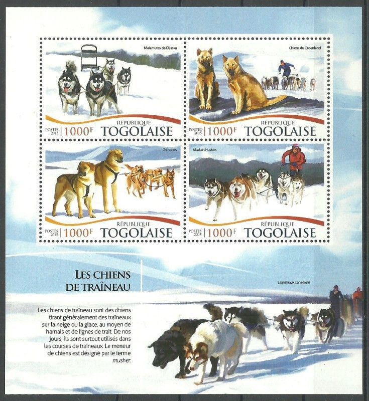 Znaczek Togo 2015 Mi ark 6779-6782 Czyste **