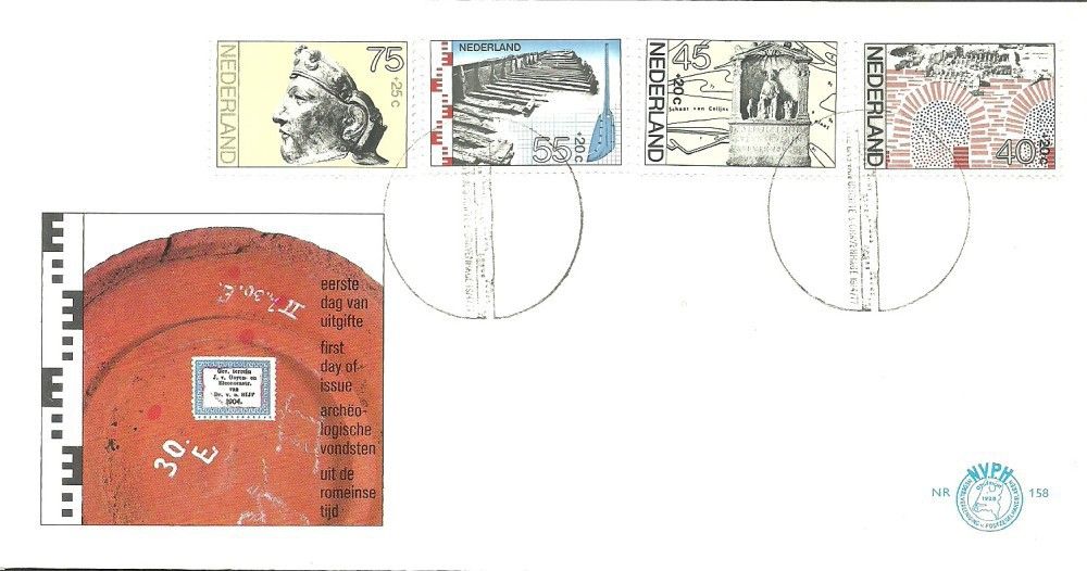 Znaczek Holandia 1977 Mi 1097-1100 FDC