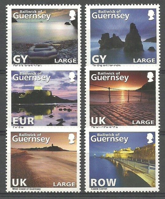 Znaczek Guernsey 2010 Mi 1285-1290 Czyste **