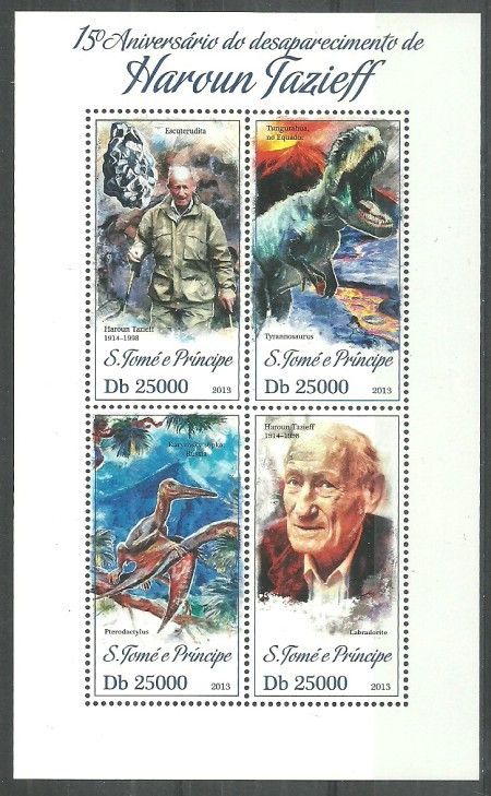 Znaczek Wyspy Św. Tomasza i Książęca 2013 Mi ark 5321-5324 Czyste **