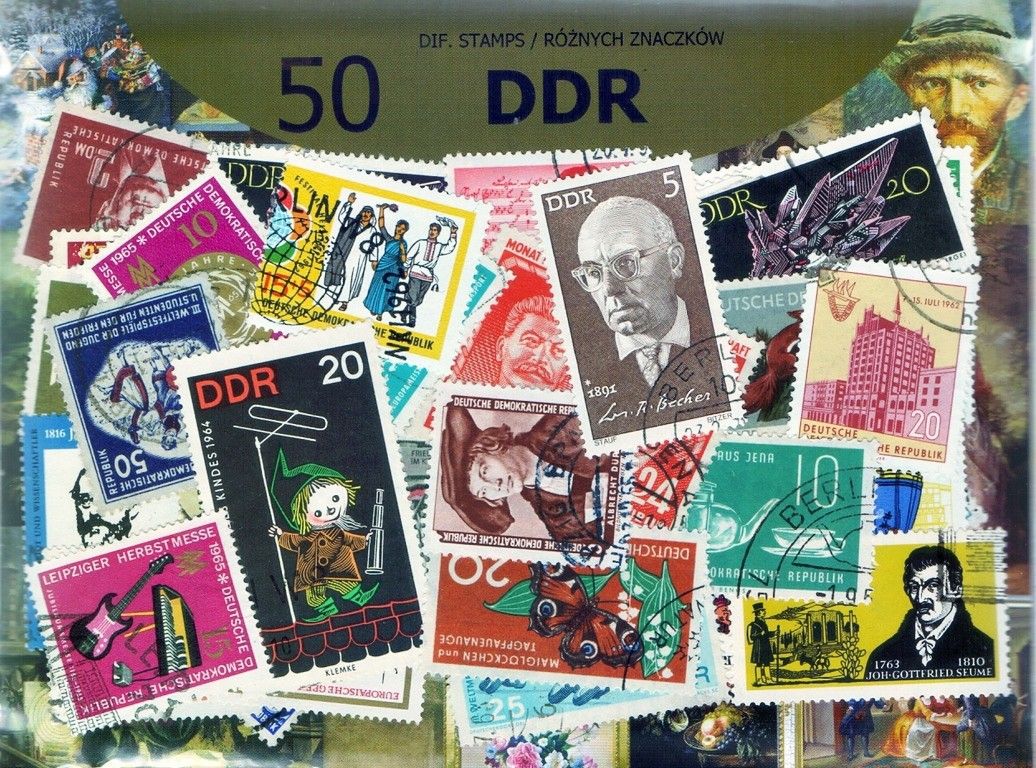 Znaczek DDR 50 znaczków