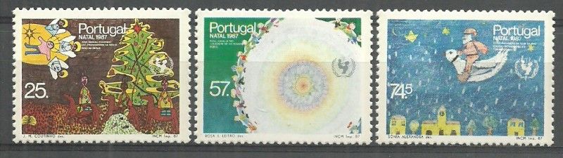 Znaczek Portugalia 1987 Mi 1736-1738 Czyste **