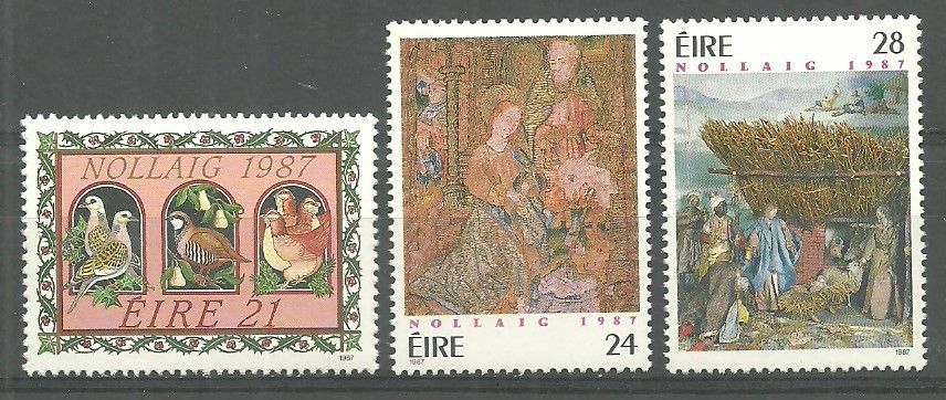 Znaczek Irlandia 1987 Mi 637-639 Czyste **
