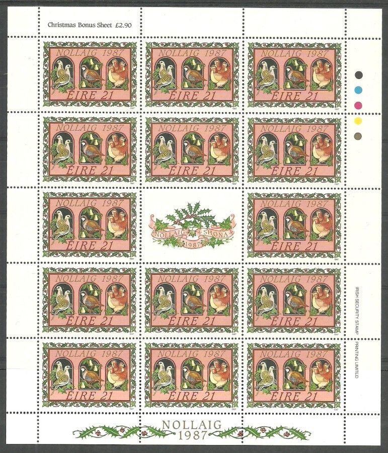 Znaczek Irlandia 1987 Mi ark 637 Czyste **