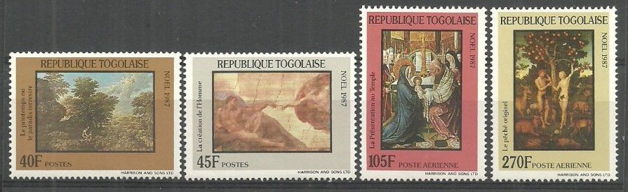 Znaczek Togo 1987 Mi 2037-2040 Czyste **