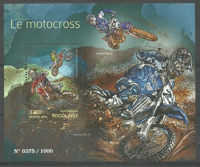 Znaczek Togo 2015 Mi bl 1198 Czyste **