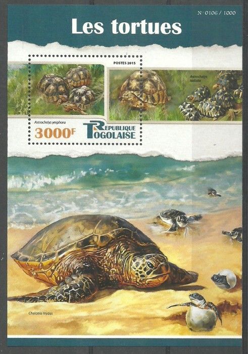 Znaczek Togo 2015 Mi bl 1217 Czyste **