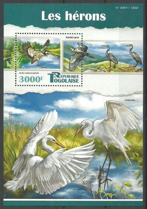 Znaczek Togo 2015 Mi bl 1219 Czyste **