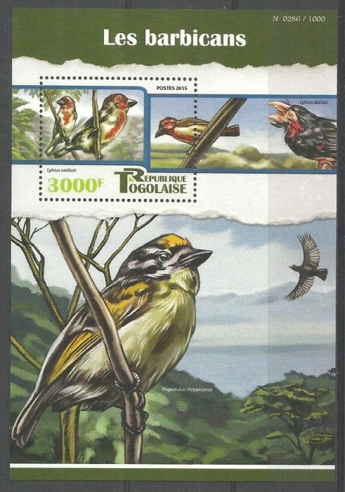 Znaczek Togo 2015 Mi bl 1220 Czyste **